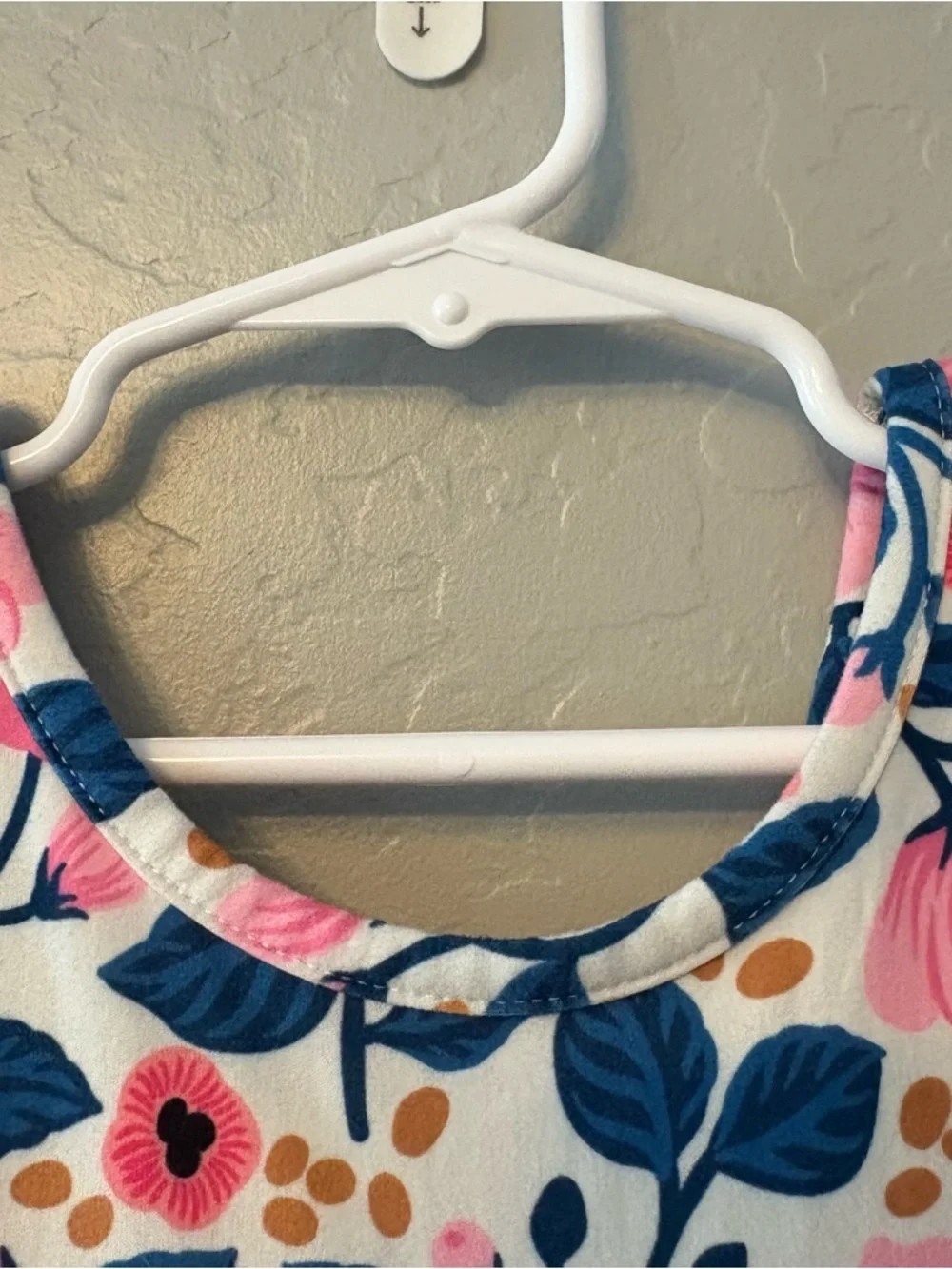 Cheeky Plum Farrah long sleeve blue and pink floral leotard size 6